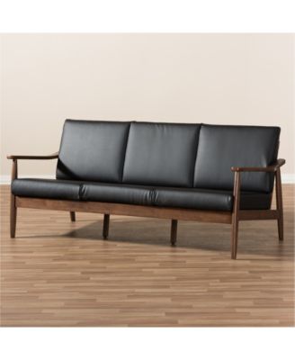Ambelin 72" Faux Leather Sofa