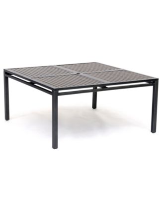 aluminum square outdoor dining set