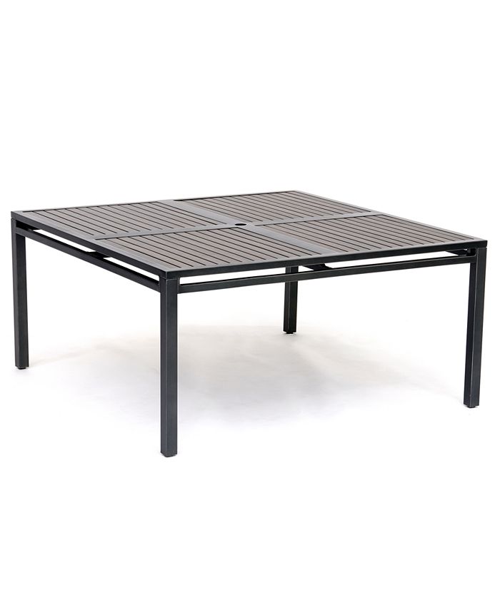 Agio - Aluminum 62" Square Outdoor Dining Table