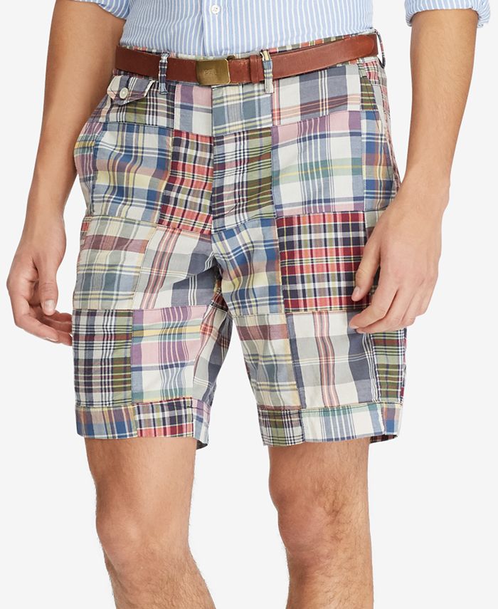 Polo Ralph Lauren Men's Classic Fit Madras Shorts & Reviews - Shorts - Men  - Macy's