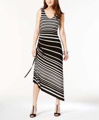 INC International Concepts - Petite Side-Ruched Maxi Dress, Created for Macy's