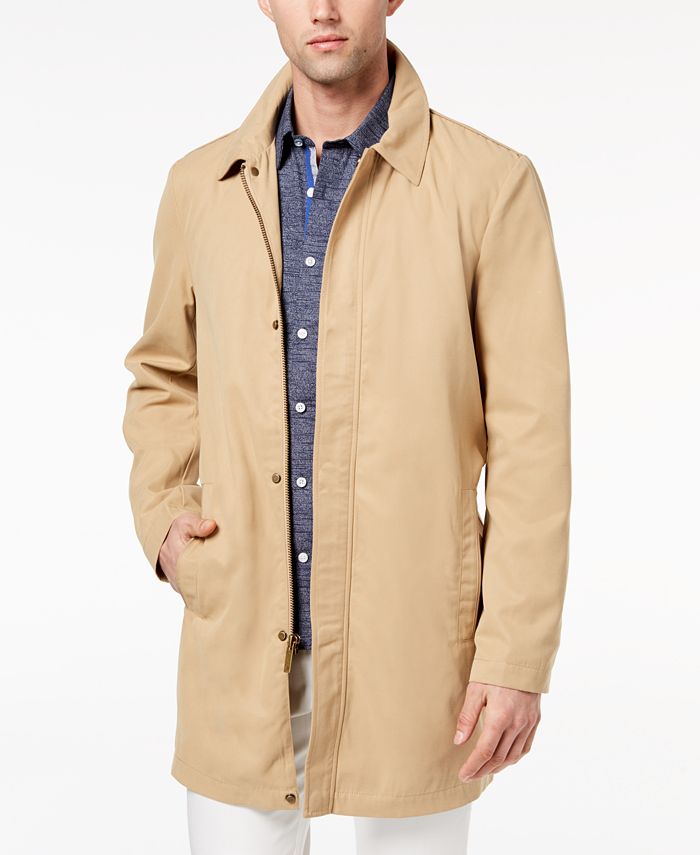 Ryan Seacrest Distinction Men's Slim-Fit Tan Trench Coat, Created for ...