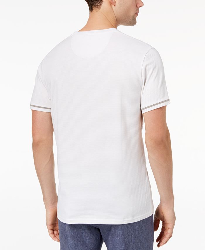 Ryan Seacrest Distinction Men's Slim-Fit Stripe V-Neck Pocket T-Shirt ...