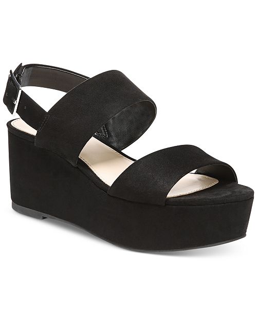 Bar III Dalenna Platform Wedge Sandals, Created for Macy's & Reviews ...