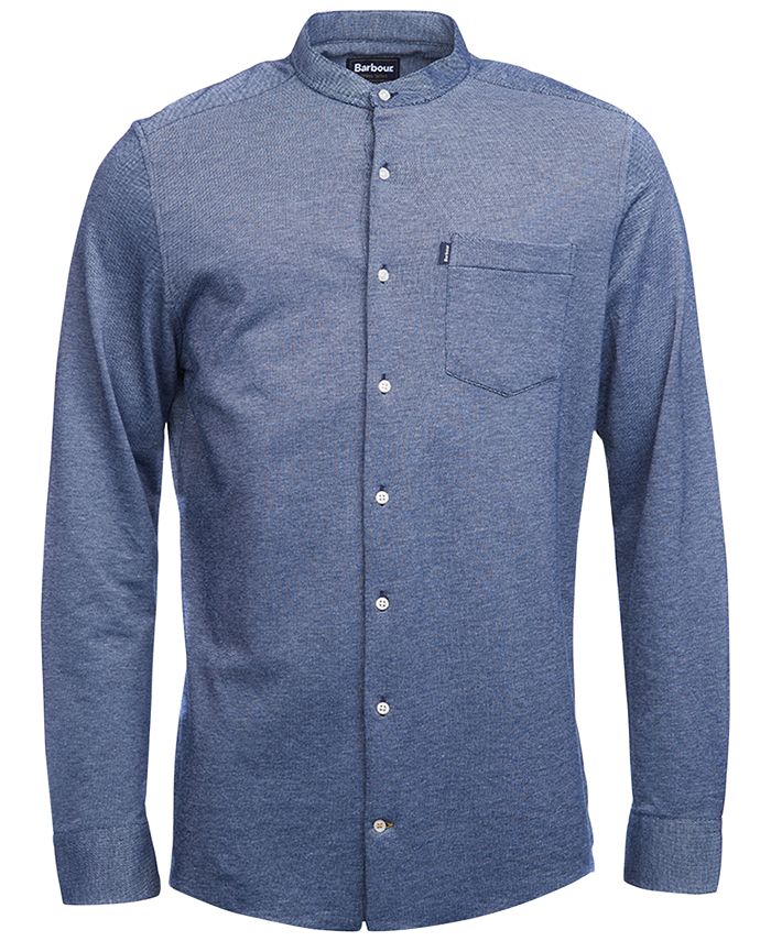 Barbour Men's Scafell Knit Band-Collar Shirt & Reviews - Casual Button ...