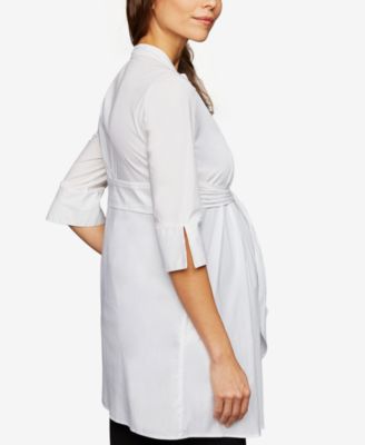 Maternity Tie-Front Shirt