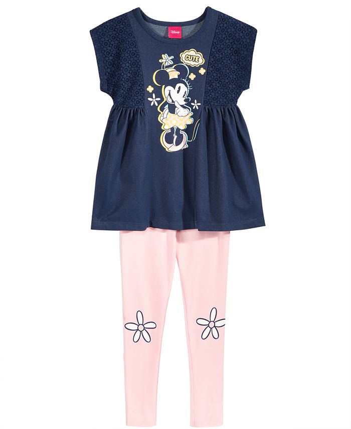 Girls 2-Piece Minnie Mouse Tee & Dress Set | Carter's