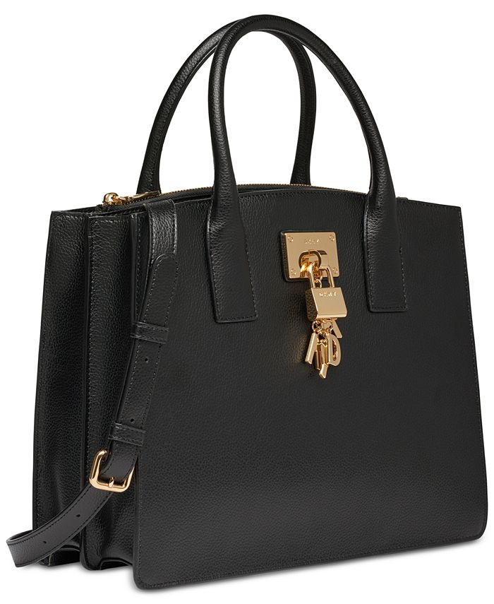 DKNY Elissa Pebbled Split with Charm Detail Large Satchel, Created for ...