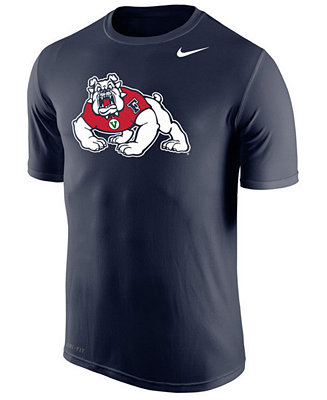 Nike Men's Fresno State Bulldogs Dri-Fit Legend 2.0 Logo T-Shirt - Macy's