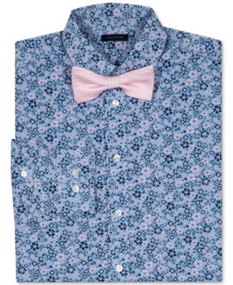 Tommy Hilfiger - Floral-Print Shirt & Bowtie, Big Boys (8-20)