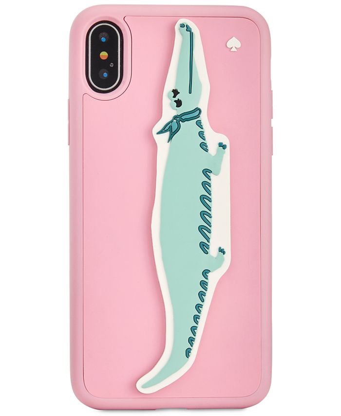 kate spade new york Silicone Alligator Stand iPhone X Case & Reviews -  Handbags & Accessories - Macy's