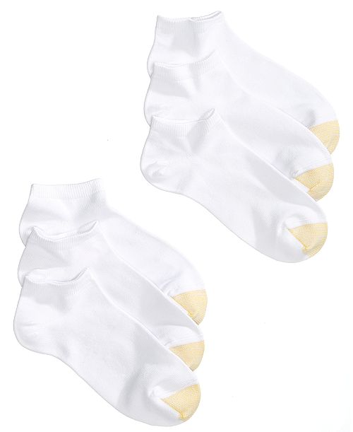 alfani Gold Toe Women's 6-Pack Casual Ultra Soft Liner Socks Women's Fashion Shoes & Accessories