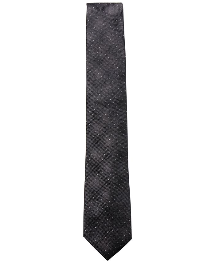 Alfani Men's Dot Silk Slim Tie, Created for Macy's - Macy's