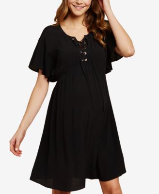 Jessica Simpson - Maternity Lace-Up Dress