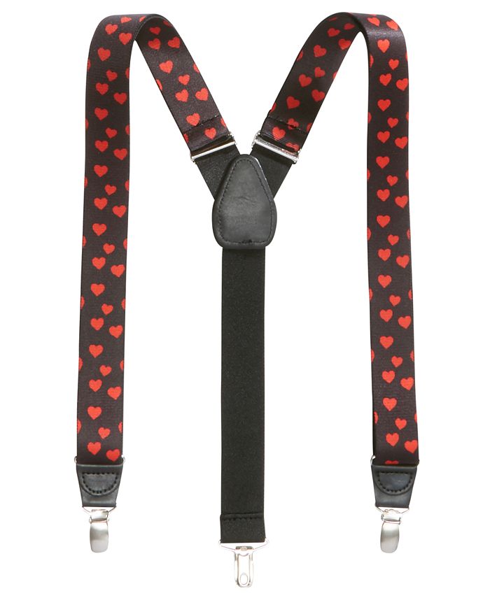 Club Room Men's Heart Suspenders, Created for Macy's Macy's