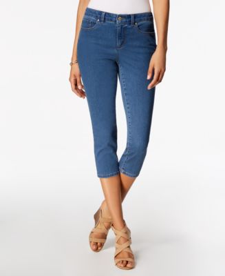 Charter Club Petite Cropped Skinny Jeans, Created for Macy's - Macy's