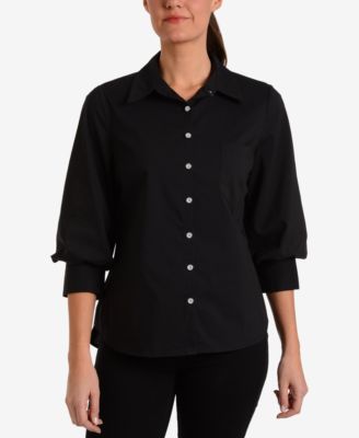 NY Collection - Blouson-Sleeve Blouse