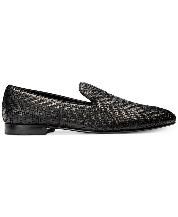 Roberto Cavalli Men's Night Woven Leather Loafers - Macy's