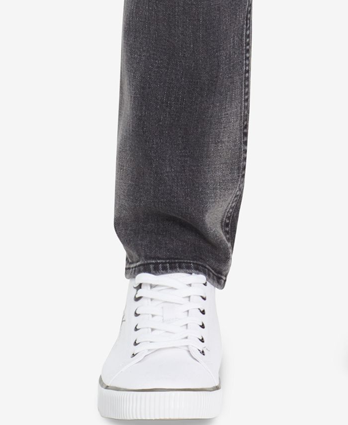 Calvin Klein Jeans Men's Stretch SlimStraight Fit Stretch Lead Black