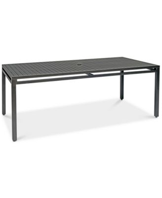 Furniture - Genevieve Aluminum 84" x 42" Outdoor Dining Table