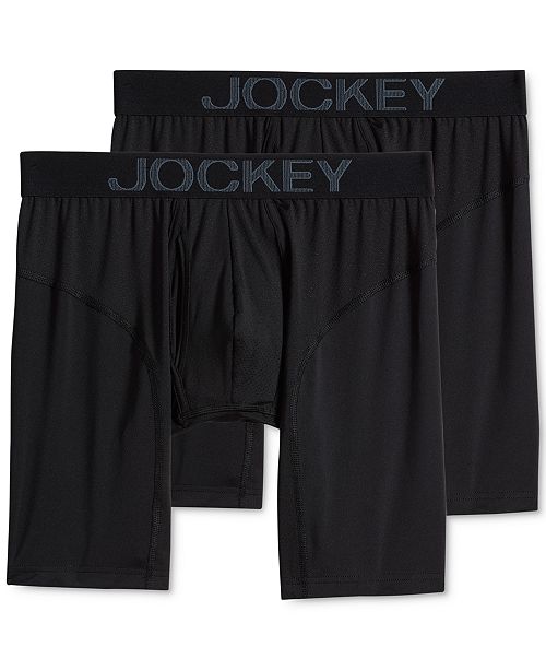 Jockey Men's 2Pk. RapidCool Midway Boxer Briefs & Reviews Underwear