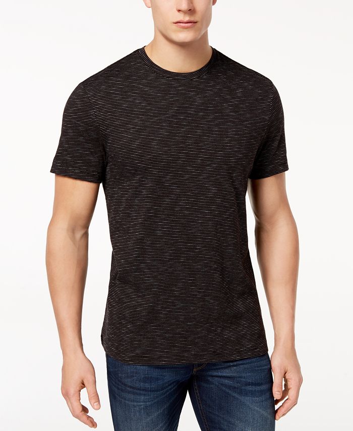 Club Room Men's Textured Stripe T-Shirt, Created for Macy's - Macy's