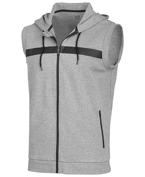 Ideology Men S Sleeveless Zip Hoodie Created For Macy S Reviews