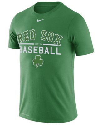 Men's Boston Red Sox Nike White Practice Performance T-Shirt