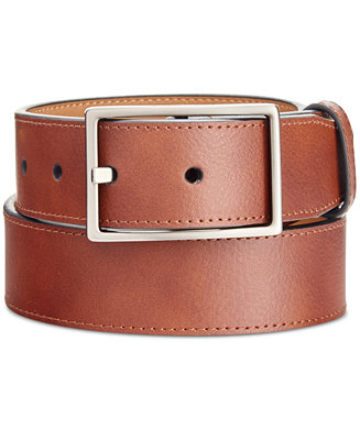 Ryan Seacrest Distinction –100% Italian Leather Men's Dress Belt ...