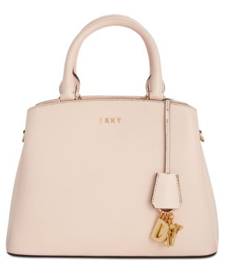 dkny paige leather medium satchel