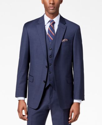 tommy hilfiger royal blue suit