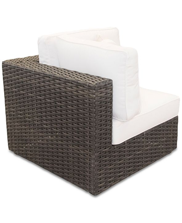 Furniture Viewport Outdoor Corner Unit with Sunbrella® Cushion, Created