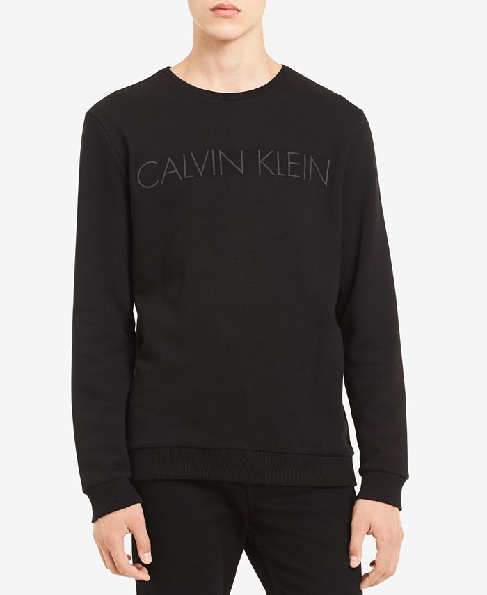 Calvin Klein Men's Logo-Print Sweatshirt - Macy's