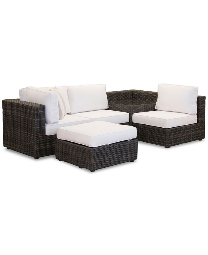 Furniture Viewport Outdoor 5Pc. Modular Seating Set (1 Corner Units, 2