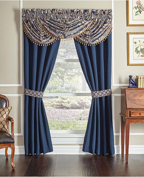 Croscill Aurelio Waterfall Swag 48" x 33" Window Valance Macy's