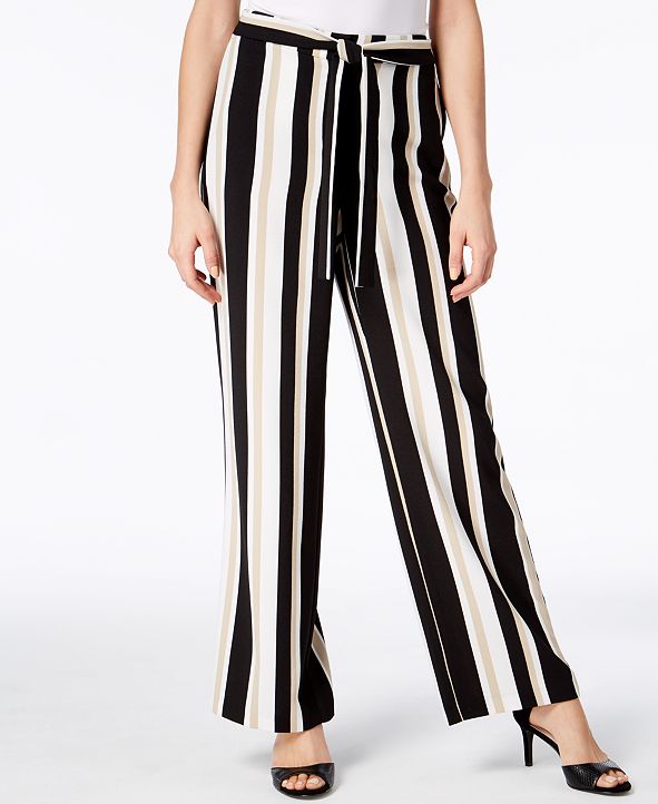 petite striped pants