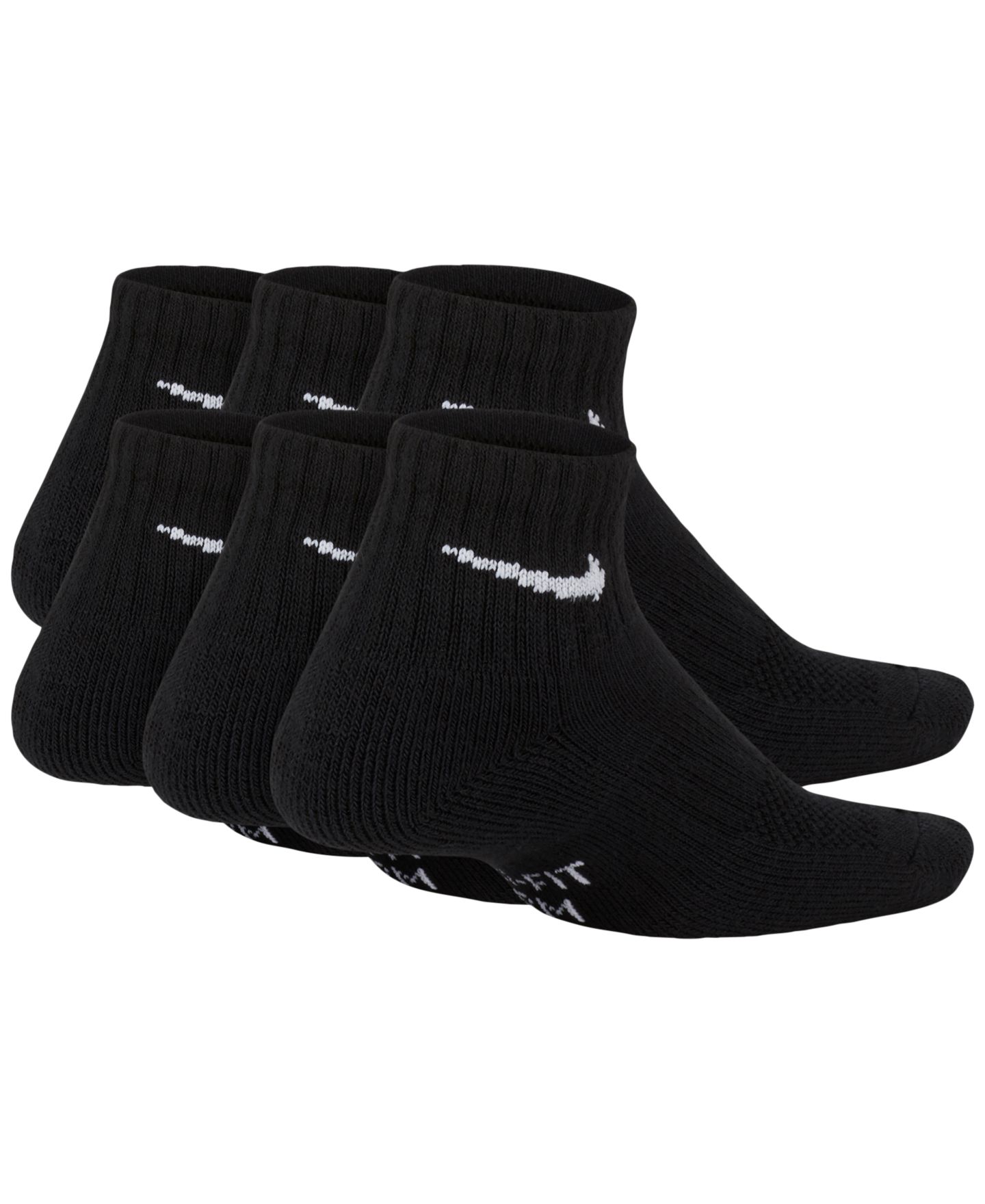 Носки, низкие, с амортизацией, 6 шт. — Nike, цвет: Чёрный — фото 2