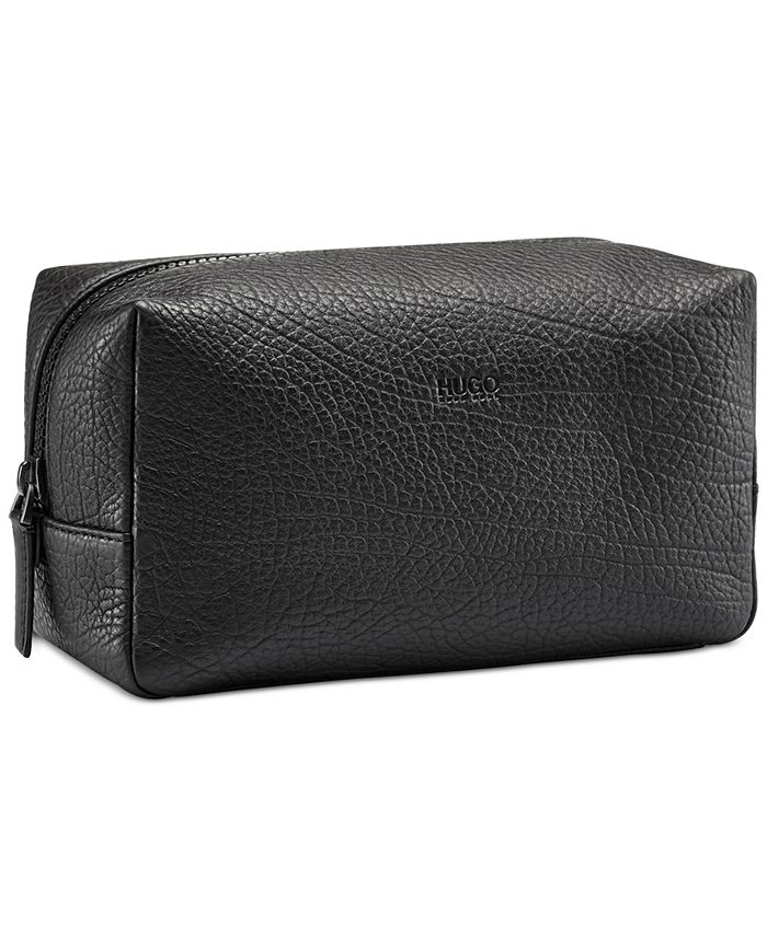 Hugo Boss Men's Victorian Leather Washbag & Reviews - All Accessories ...