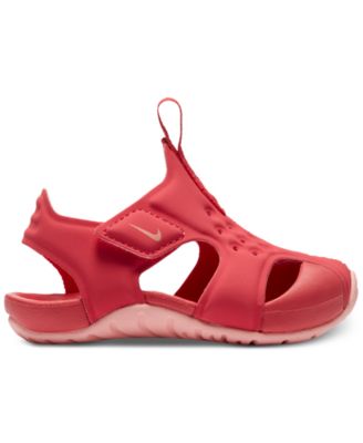 pink nike toddler sandals
