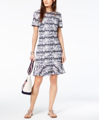 chinese dress ladies Tommy Hilfiger Women's Shift Dress, Plain Black, 2 at Amazon Women's  Clothing store main image 0