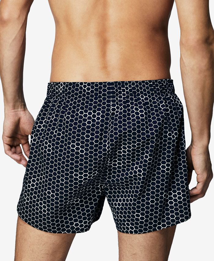 Lacoste Men's Printed Woven Boxers - Macy's
