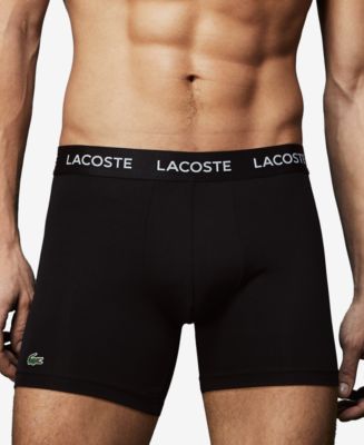 Lacoste Men's 3-Pk. Microfiber Performance Boxer Briefs - Macy's