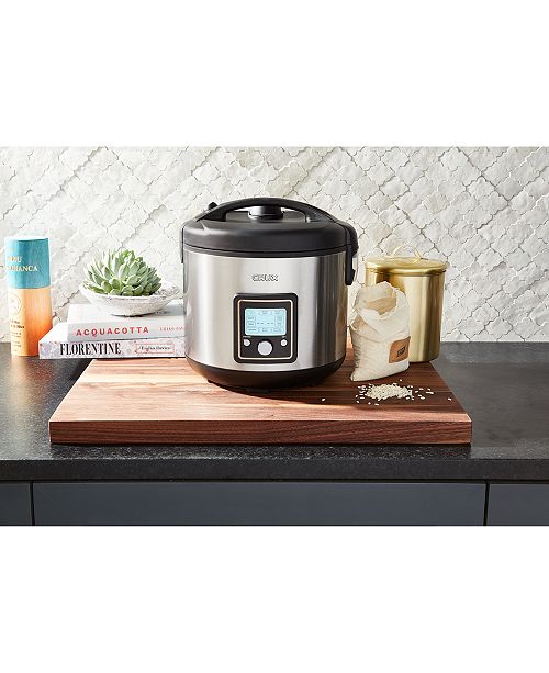 Crux 14651 20Cup Fuzzy Logic Programmable Rice Cooker, Created for