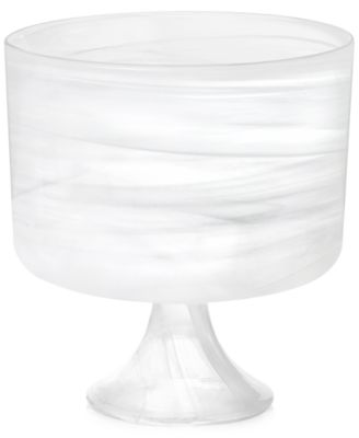Martha Stewart Collection - Swirl Glass Footed Bowl