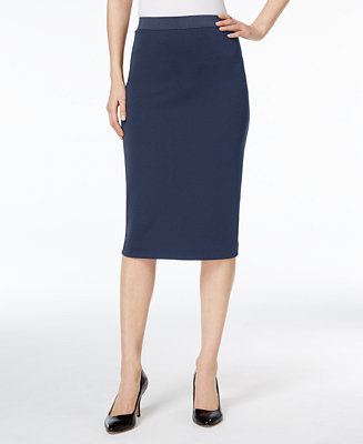 Alfani Below-Knee Pencil Skirt, Created for Macy's - Macy's