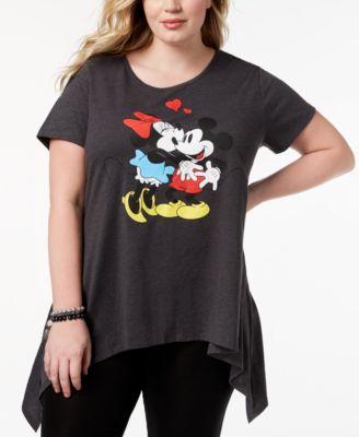 Disney - Plus Size Minnie & Mickey Mouse T-Shirt