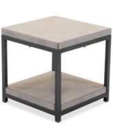 Closeout! Viewport Aluminum Double Shelf End Table, Created for Macy's