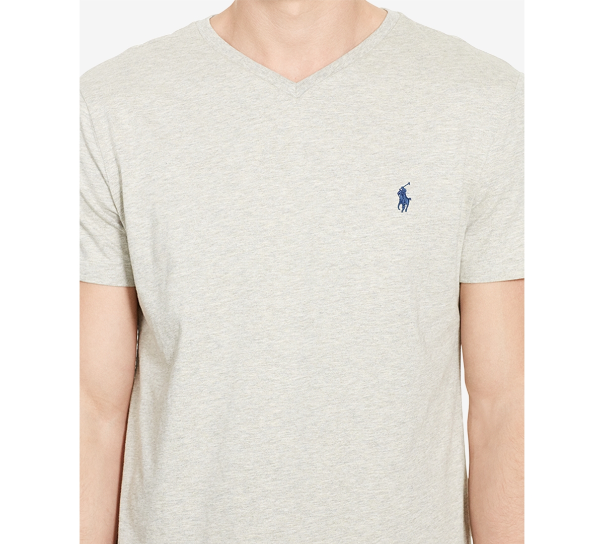 Polo Ralph Lauren Jersey V-neck T-shirt In Neutral