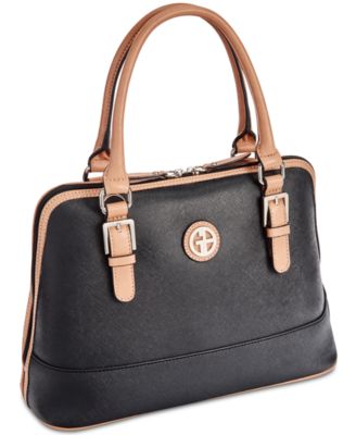 Saffiano Dome Satchel, Exclusively at Macy's