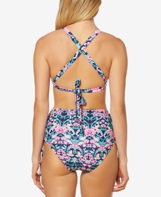 Jessica Simpson Full-Support Cross-Back Bikini Top